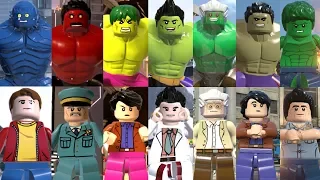 All Hulks in Lego Videogames (2013 - 2018)