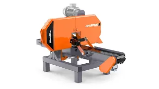 HR2000 Single head resaw in action.