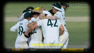 Winning Moments of Australian Team | PakvsAus 2nd Test Match