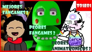TOP 10 FNAF | Mejores Fangames 2 / Peores Fangames 2 / Peores animatronicos 2 | Juanpablo2501