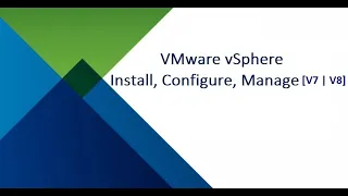 1. Introduction to VMware vSphere || VMware vSphere - Install, Configure, Manage [V7 | V8]