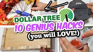 10 GENIUS Fall DOLLAR TREE HACKS + DIYS (you won't believe how these turned out!) Krafts by Katelyn