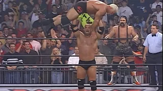 Goldberg Tag Team Match Bench Press Scott Steiner WCW Nitro