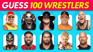 Guess the Wrestler in 3 Seconds ✅ | 100 Most Famous WWE Superstars