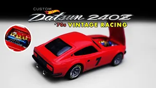 Datsun 240Z Vintage Racing Custom Hot Wheels