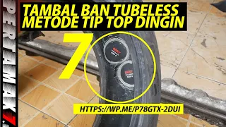 Coba Tambal Ban Tubeless Tip Top Yamaha NMAX Beda Dengan Cacing 🚗🏔 #tiptop #tambalban #tubeless