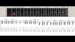 Pxndx - Conversación casual (Tablatura)