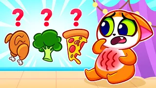 Don't Overeat Song 🍧😣 Healthy Tips for Kids by Purrfect Kids Songs & Nursery Rhymes 🎶