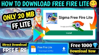 100% Download Link 🤫 | How To Download Free Fire Lite 🥲 | Free Fire Lite Download Kaise Kare