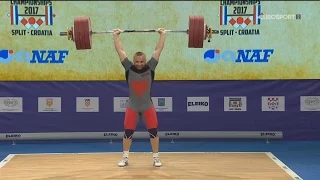 2017 European Weightlifting Championships Men 77 kg  Тяжелая атлетика Чемпионат Европы [1080]