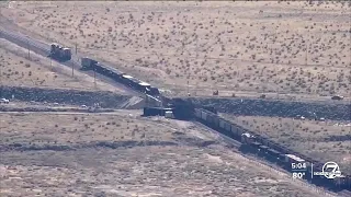 Broken rail caused Pueblo train derailment that collapsed bridge, NTSB says