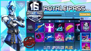 PUBG MOBILE SEASON 16 ROYAL PASS 1 TO 100 RP REWARDS || SEASON 16 ROYAL PASS PUBG MOBILE