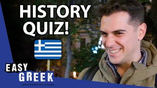 Greek History Quiz on the Streets | Easy Greek 175