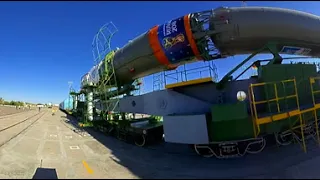 Пуск ракеты 360 (Байконур, СОЮЗ-МС09)/ Rocket launch 360 (Baikonur)