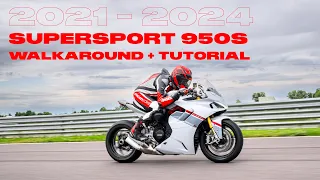 2021 - 2024 Ducati SuperSport 950S Walkaround + Tutorial