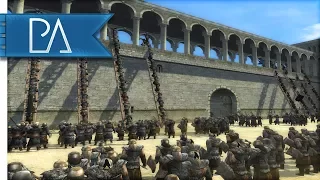 MASSIVE ORC SIEGE BATTLE: GONDOR'S LAST STAND - Third Age Total War Reforged Mod Gameplay