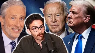 Jon Stewart on Trump Trial & Biden Halts Weapons to Israel | HasanAbi reacts