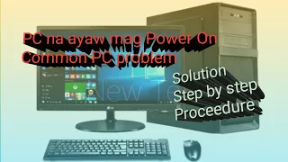 Pc ayaw mag power on, Solution Step by Step procedure #pcproblems  #pc #tutorial #howto #tips #live