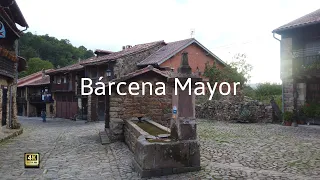 Bárcena Mayor - 💒🏞️(Cantabria) - Paseando por uno de los pueblos más bonitos de España - 4K