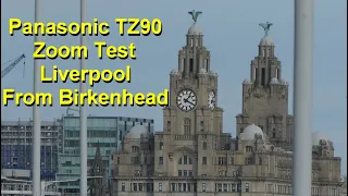 Panasonic tz90 zoom Liverpool Waterfront from Birkenhead