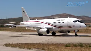 CityJet - Sukhoi Superjet SSJ-100 EI-FWB Takeoff - Split Airport LDSP/SPU