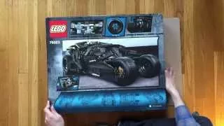 ASMR Whisper: LEGO Batmobile Unboxing