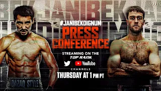 Janibek Alimkhanuly vs Danny Dignum | PRESS CONFERENCE