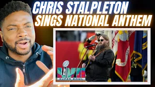 🇬🇧BRIT Reacts To CHRIS STAPLETON SINGS THE NATIONAL ANTHEM AT SUPERBOWL 2023!