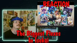 The Biggest Flexes In Isekai REACTION