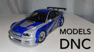 DNC 1:18 BMW M3 E46 GTR (NFS MOST WANTED EDITION)