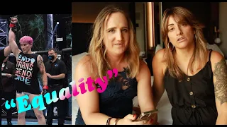 Trans woman and Lesbian React: Trans MMA fighter Beats up Woman in Debut.