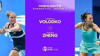 Kateryna Volodko vs. Qinwen Zheng | 2023 Zhengzhou Round 1 | WTA Match Highlights