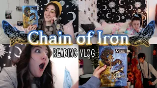 READ CHAIN OF IRON WITH ME l Reading Vlog.