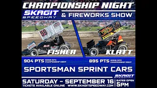 9/16/23 Skagit Speedway Sportsman Sprints - Season Championship (Scramble, Main Event, & Qualifying)