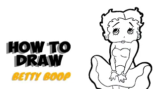 How to Draw Betty Boop Easy Drawing Step by Step