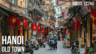 Hanoi City, The Old Town/Quarter - 🇻🇳 Vietnam [4K HDR] Walking Tour