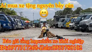 xe tải đủ các loại ,các giá từ 38tr đến hơn 400tr. Bán xe tặng Cún 😍/đi:0977317268-Zalo:0933780102