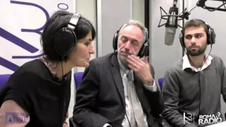 Il Rettore Mario Panizza  a Roma Tre Radio per l'inaugurazione dell'Anno Accademico 2015/16