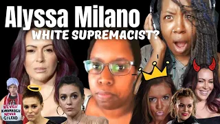 Alyssa Milano Gets Called Out For Being A White Supremacist - { Reaction } - Alyssa Milano