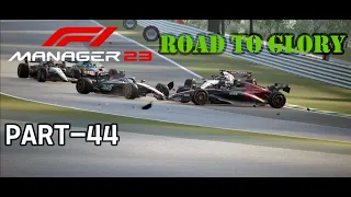 RED FLAG in Sprint and Race (PART-44) ROAD TO GLORY F1 MANAGER 2023