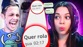 REAGINDO a AS INACREDITÁVEIS CONVERSAS DO TINDER!