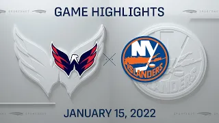 NHL Highlights | Capitals vs. Islanders - Jan 15, 2022