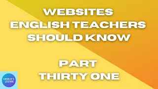 Essential vocabulary for speaking activities | Part 31 | Websites English teachers should know