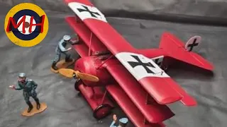 Fokker DR.1 (Red Baron) Model build, Revell 1/28