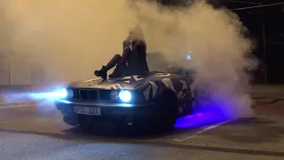 HARD BURNOUT BMW E34