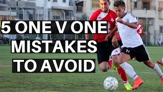 5 Mistakes Soccer Players Make While 1v1 VS A Defender