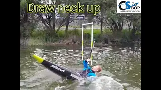 Canoe Slalom Technique - Draw Neck Upstream