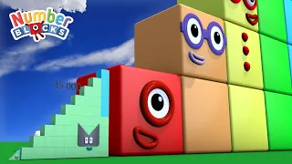 New Meta Numberblocks Pop It Standing Tall StepSquad 1 VSvs 45 vs 45 BILLION Numberblocks NumbersPat