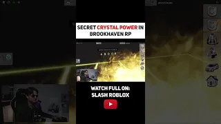 Secret CRYSTAL POWER ROOM in Brookhaven!  New update secrets Brookhaven 🏡RP Roblox