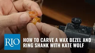 Flex Shaft Wax Carving, part 3: Turning a Bezel and Shank